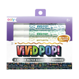 Ooly Vivid Pop! Water Based Paint Markers Metallic