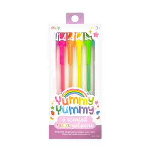 Ooly Yummy Yummy Scented Gel Pens - Neon - Set of 6