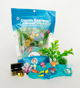 Earth Grown KidDough: Bagged Sensory Kit - Ocean Explorer