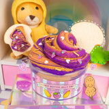 Kawaii Slime: Peanut Butter Jelly Time Grape 2 Slimes In 1