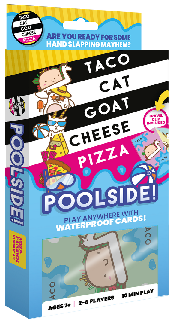 Taco Cat Goat Cheese Pizza Poolside!