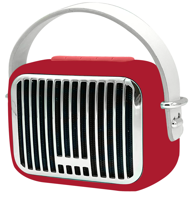 Small shops red speaker