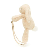 Jellycat Smudge Rabbit Backpack 17"