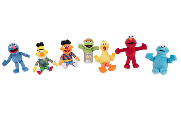 Sesame Street Beanbag Plush Assorted