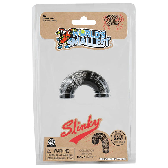 Super Impulse® World's Smallest Slinky Collector's Edition Black