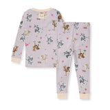 Burt's Bees Organic Snug Fit Two-Piece Pajamas Miss Moo