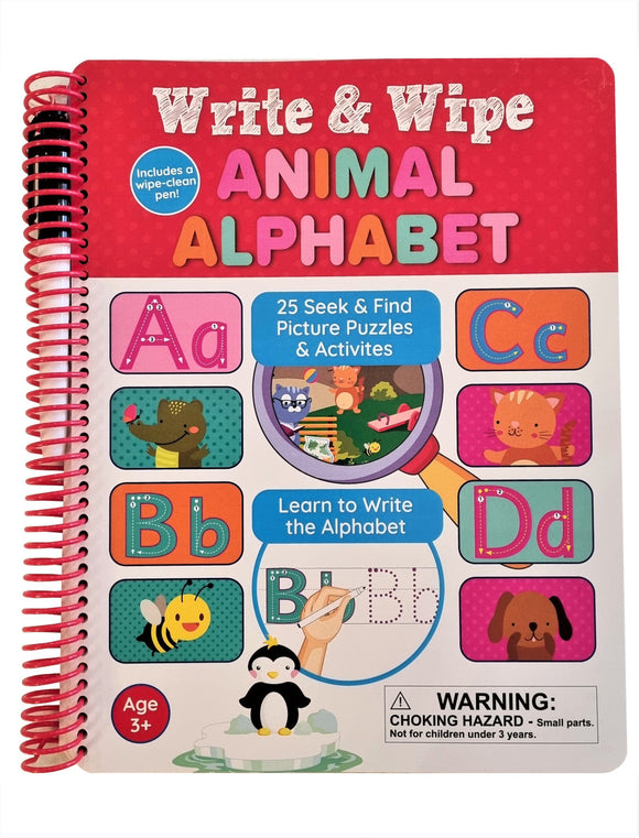 Buddy & Barney® Seek & Find Wipe Clean Book: Animal Alphabet