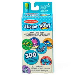 Melissa & Doug® Sticker WOW!® Refill Stickers – Sea Turtle (Stickers Only, 300+)