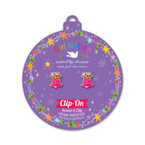 Girl Nation Clip-On Earrings: Jingle Bell Delight