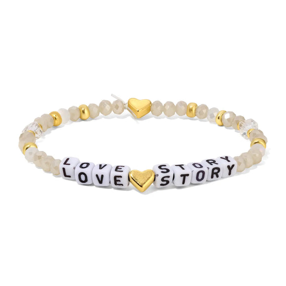 Bead Bracelet: Swift Inspired: Love Story