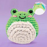 Squishmallow™ Crochet Kit Wendy Frog