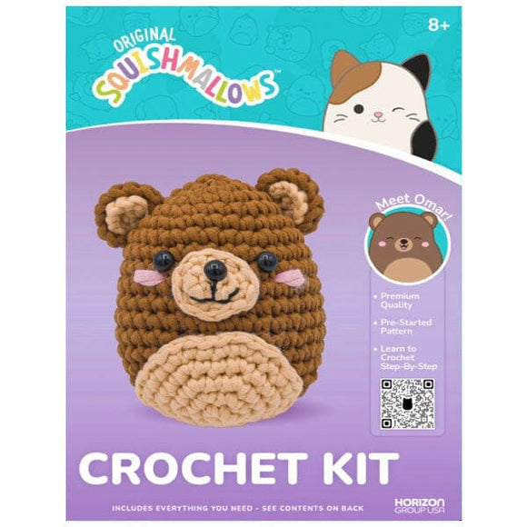 Squishmallow™ Crochet Kit Omar Bear