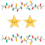 Girl Nation Christmas Stud Earrings: Shining Stars