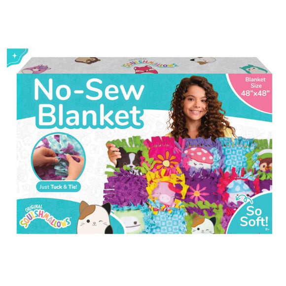 Fashion Angels Squishmallows Design Your Own No-Sew Blanket Kit