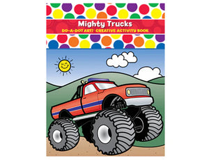 Do-A-Dot Art® Coloring Book: Mighty Trucks