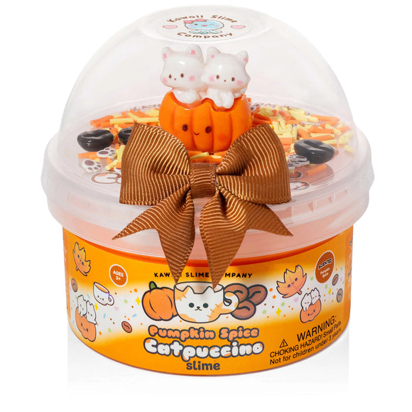 Kawaii Slime: Pumpkin Spice Catpuccino Butter Slime