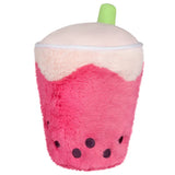 Squishable®  Snackers Bubble Tea Strawberry 7"