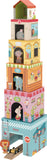 Bababoo® Tower House Stacking Game