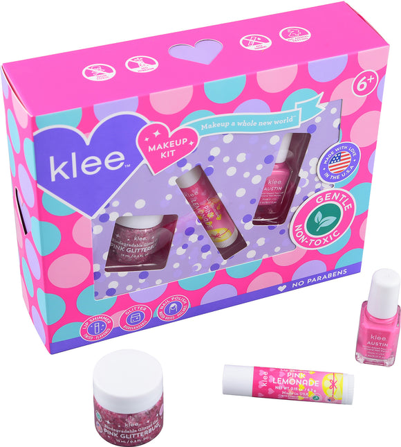 Klee Naturals Mineral Play Makeup: Pink Sugar Swirls with Bioglitter Gel