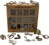 Project Genius® True Genius Ancient Metal Puzzles - 12 pc