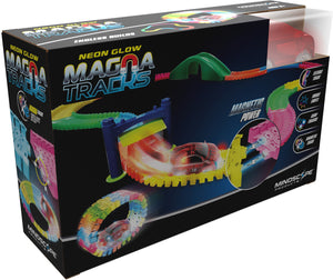 Mindscope Twister Track 3D 11 Feet of Neon Glow In The Dark Track + Car