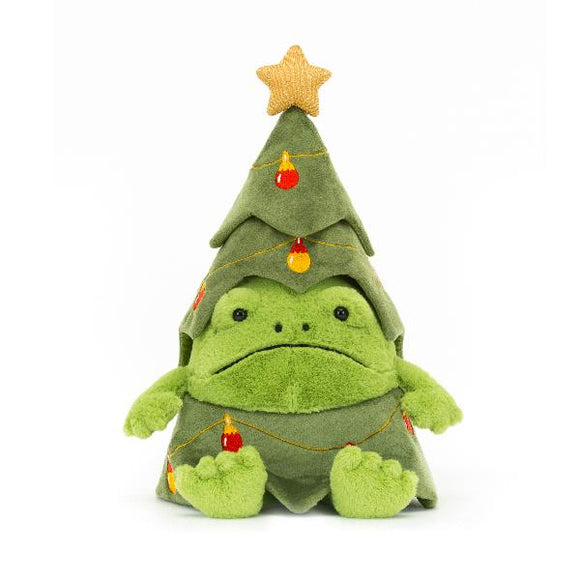 Jellycat Christmas Tree Ricky Rain Frog 11.5