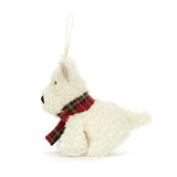 Jellycat Munro Scottie Dog Decoration 4.5"