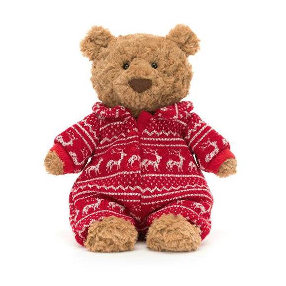 Jellycat Bartholomew Bear Winter Pajamas 10