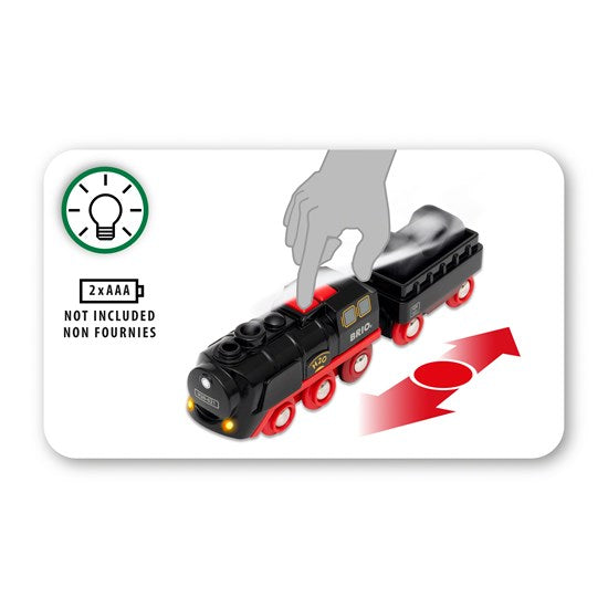 Brio Battery Operated Steaming Train 33884