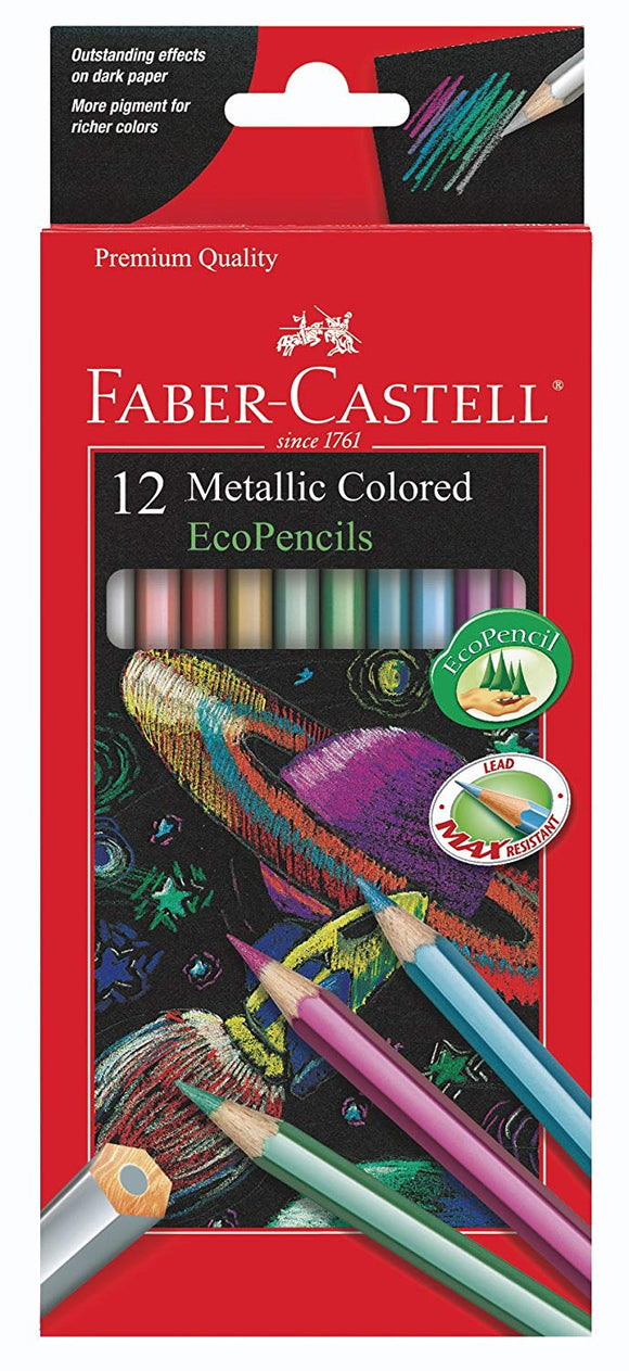 METALLIC COLORED ECOPENCILS - THE TOY STORE