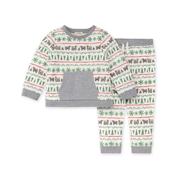 Organic Cotton Jersey-Forest Bears-gray – Frollein S®