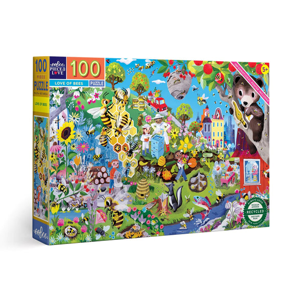 Djeco Giant Floor Puzzle 36 Piece: Animal Parade – Growing Tree Toys