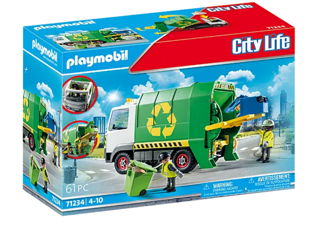 Waarneembaar Denemarken Op risico Playmobil City Action: Recycling Truck 71234 – Growing Tree Toys