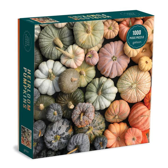 Galison 1000 Piece Puzzle - Heirloom Pumpkins