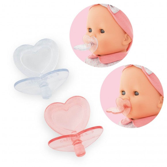 Corolle Dolls Baby Pacifiers - Set of 2 (2 sizes) Growing Tree Toys