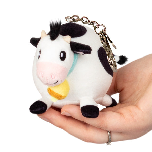 Tyoroy 2 Pack 3D Cute Cow Keychain Gift