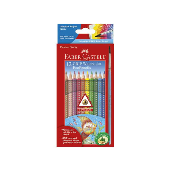 Faber Eco Pencil Watercolor 12pk - Kidstop toys and books