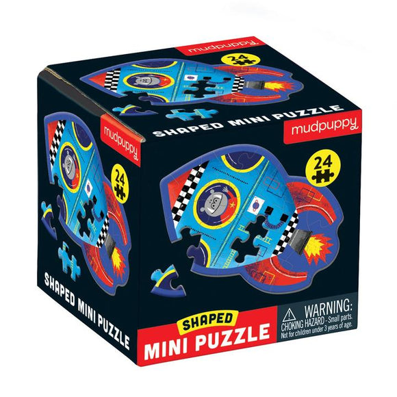 Mudpuppy Mini Shaped Puzzle 24 piece - Spaceship