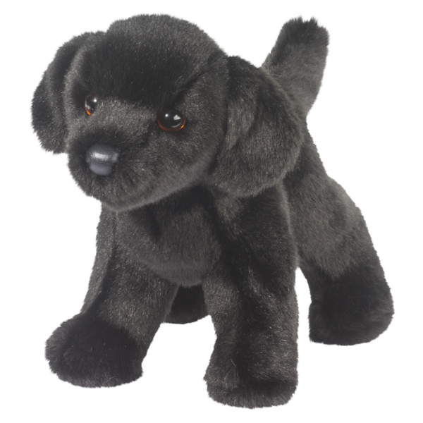 Black lab plush toy online