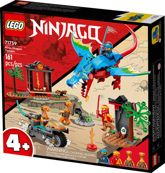 LEGO NINJAGO: Ninja Dragon Temple Toy Motorbike Set (71759) Toys - Zavvi US