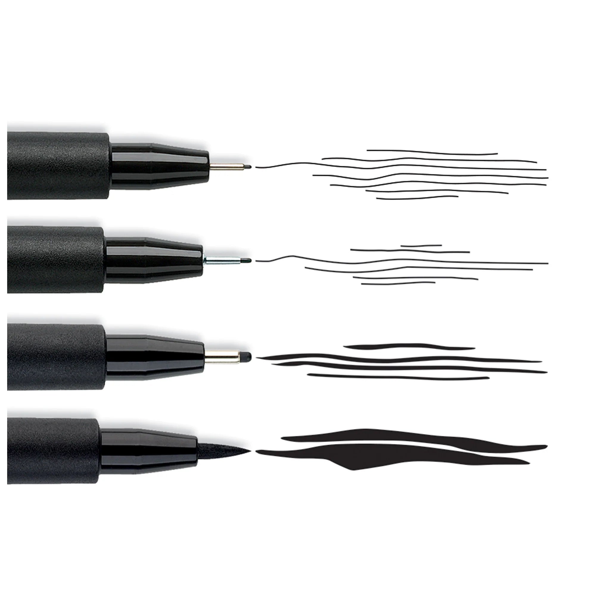 Faber-Castell, PITT Artist Pen Set of 4, Extra Superfine